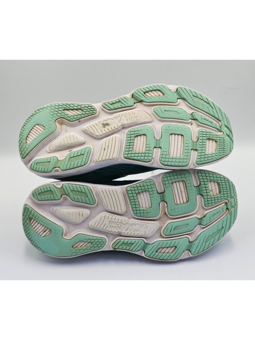 Hoka One One Bondi 7 Women's Green/White Mesh Athletic Running Shoes Sz 9.5 2654 - Picture 5 of 16